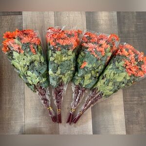 NEW Artificial Flowers - Orange (Box 1)